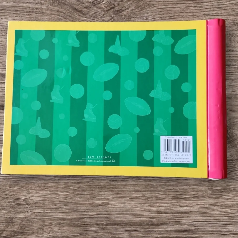 New Seasons Sports Photo Memory Keeper Album for Kids w/pockets